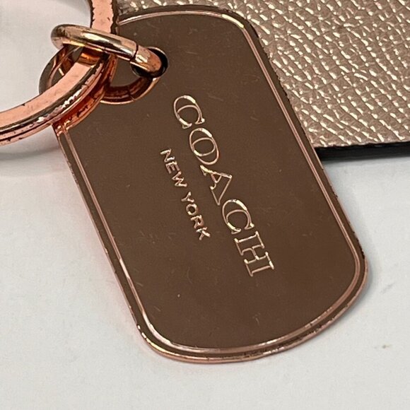 Coach Rose Gold Key Ring - Picture 3 of 6